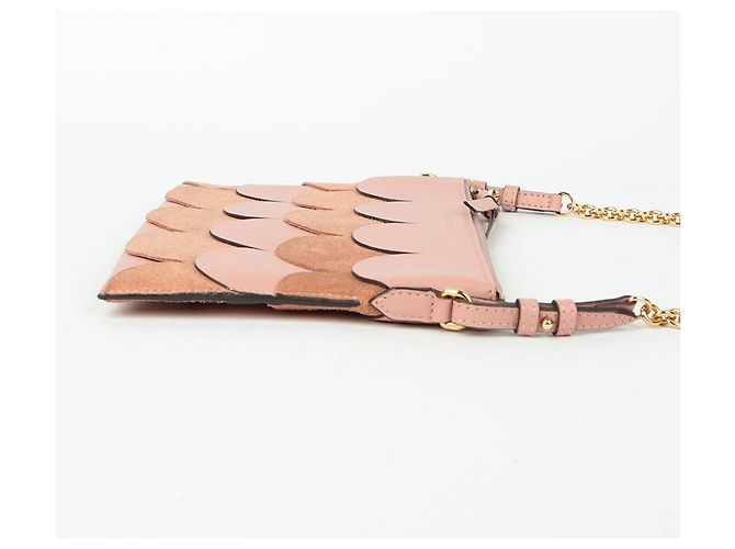 Burberry Borsa a tracolla con spalline a forma di conchiglia Rosa - vista 6