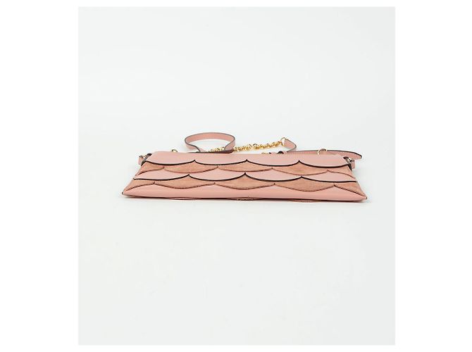 Burberry Borsa a tracolla con spalline a forma di conchiglia Rosa - vista 7