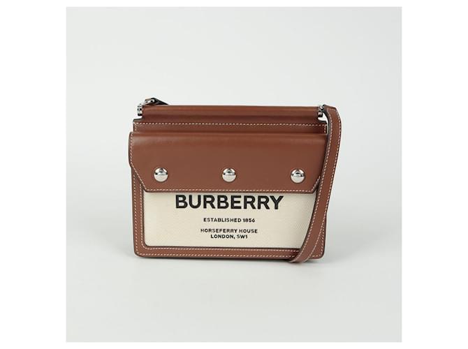 Burberry Borsa a tracolla Hosperry Pocket Marrone - vista 2