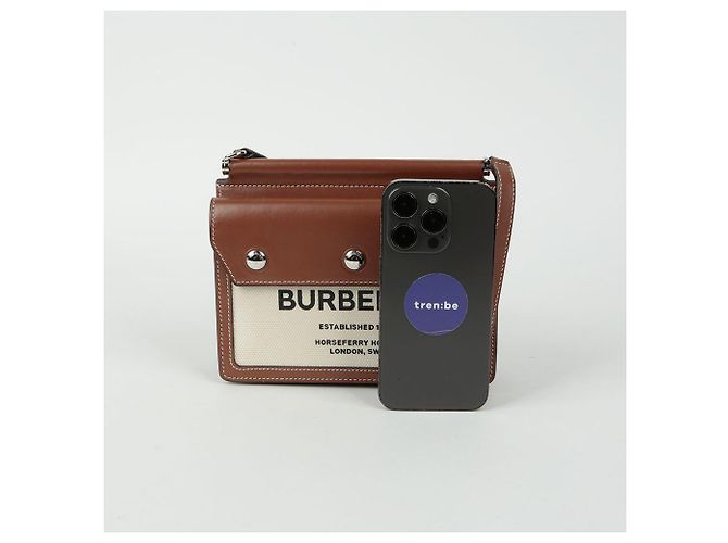Burberry Borsa a tracolla Hosperry Pocket Marrone - vista 8