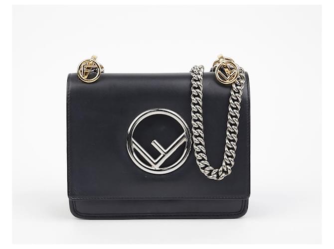 Fendi Borsa a tracolla Kan Small Nero - vista 2