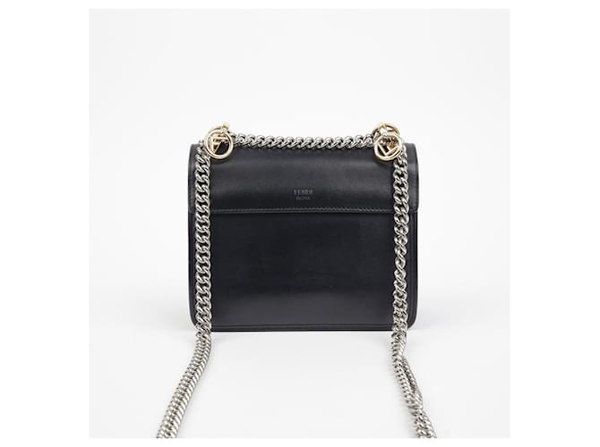 Fendi Borsa a tracolla Kan Small Nero - vista 3