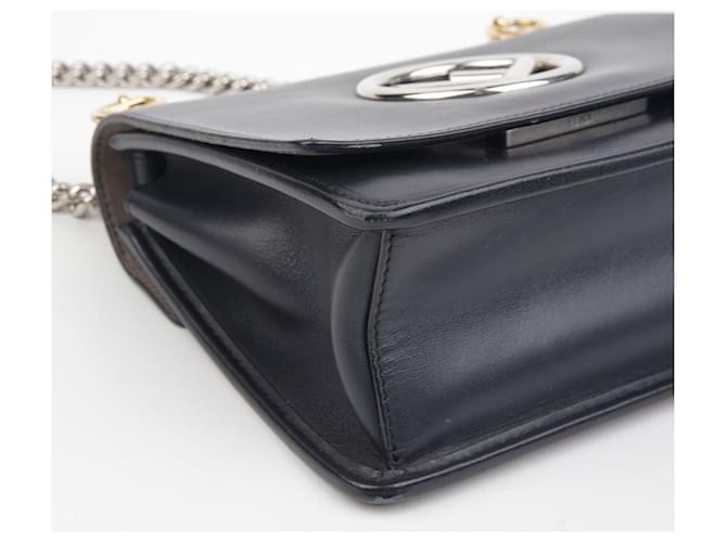 Fendi Borsa a tracolla Kan Small Nero - vista 6