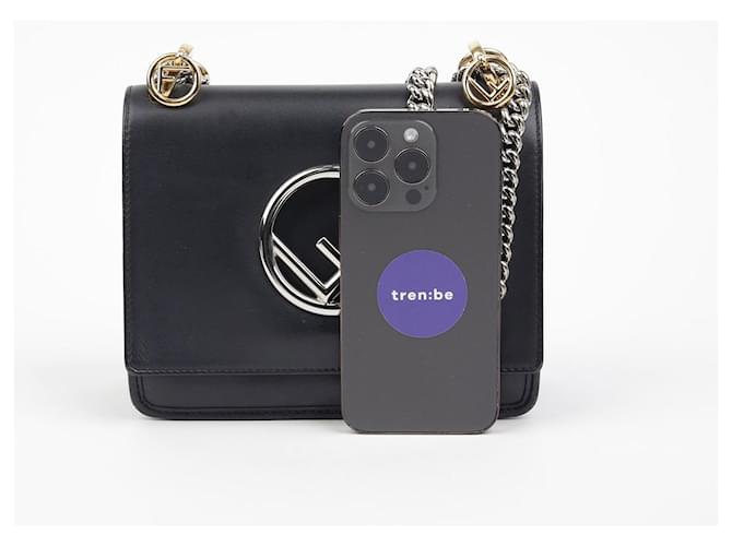Fendi Borsa a tracolla Kan Small Nero - vista 8
