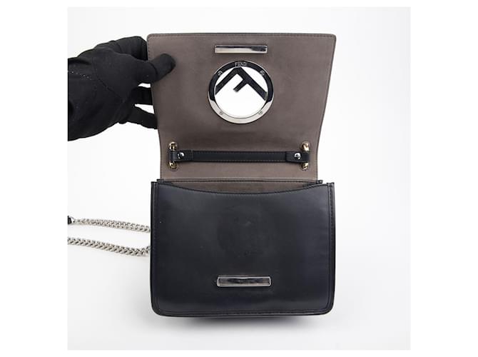Fendi Borsa a tracolla Kan Small Nero - vista 9