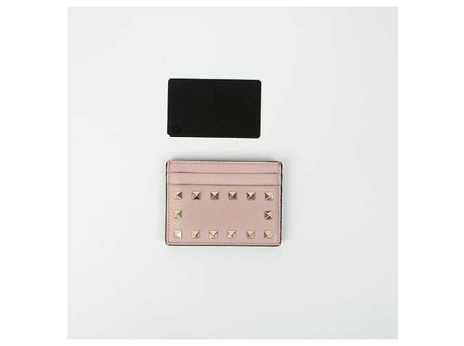 Valentino Tarjetero Rockstud Rosa - vista 11