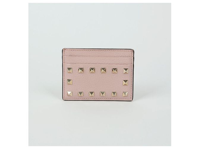 Valentino Tarjetero Rockstud Rosa - vista 2