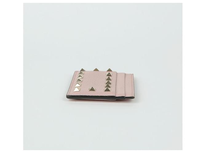 Valentino Tarjetero Rockstud Rosa - vista 4