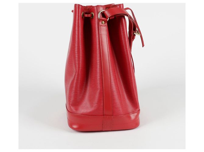 Louis Vuitton Borsa a Spalla Noé in Epi Rosso - vista 10
