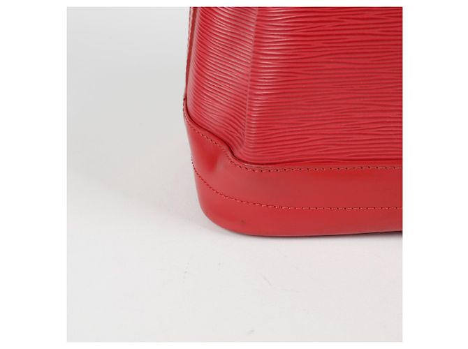 Louis Vuitton Borsa a Spalla Noé in Epi Rosso - vista 4