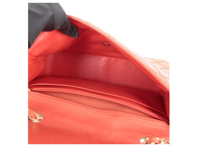 Chanel Borsa a spalla classica grande Arancione - vista 14