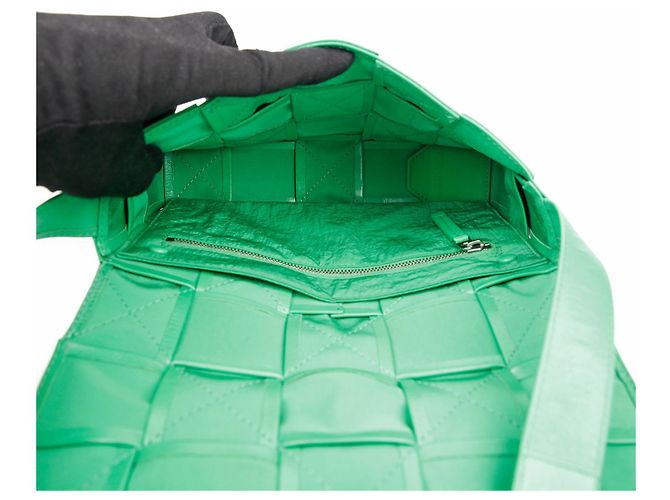 Bottega Veneta Borsa a tracolla Cassette Verde - vista 13