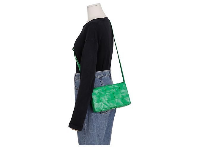 Bottega Veneta Borsa a tracolla Cassette Verde - vista 14