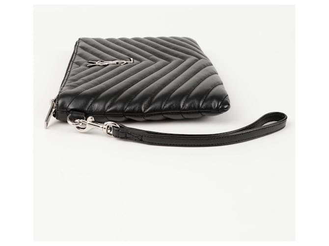 Saint Laurent Clutch Monogram Nero - vista 5