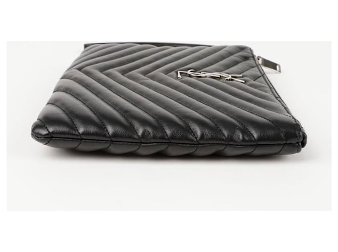 Saint Laurent Clutch Monogram Nero - vista 7