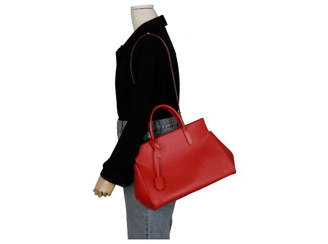Louis Vuitton Borsa a Spalla Mali MM Rosso - vista 13
