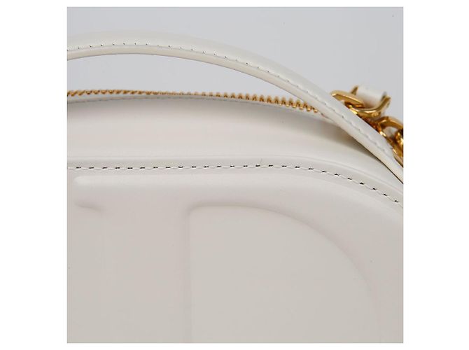 Dior Borsa a tracolla ovale CD Signature Bianco - vista 4