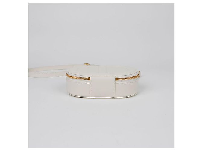 Dior Borsa a tracolla ovale CD Signature Bianco - vista 6