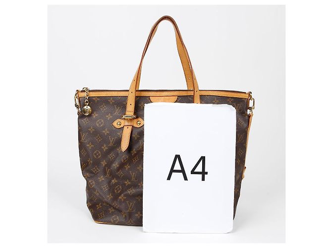 Louis Vuitton Borsa a Spalla Palermo GM Marrone - vista 11