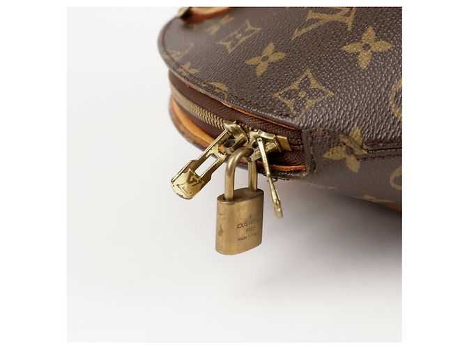 Louis Vuitton Borsa Tote Ellipse PM Marrone - vista 10