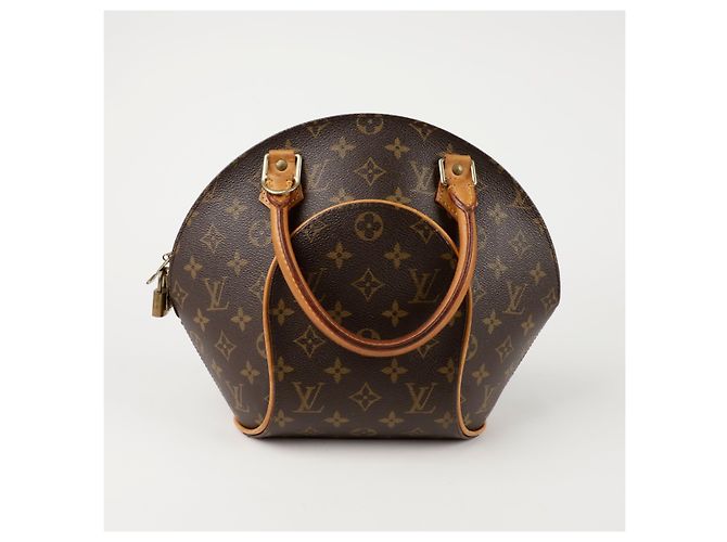Louis Vuitton Borsa Tote Ellipse PM Marrone - vista 5