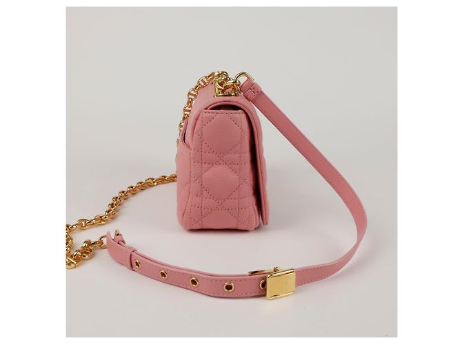 Dior Borsa a spalla piccola Carousel Chain Rosa - vista 5