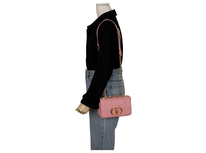 Dior Borsa a spalla piccola Carousel Chain Rosa - vista 9