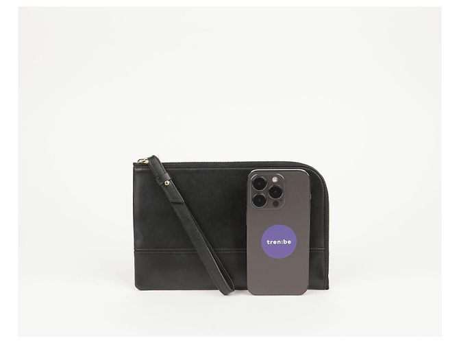 Chloé Portafoglio con zip e tracolla con logo Nero - vista 11