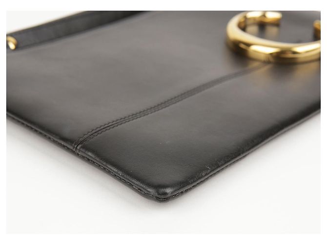 Chloé Portafoglio con zip e tracolla con logo Nero - vista 8