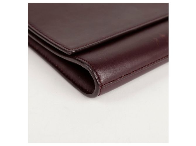 Saint Laurent Clutch Chic con Patta Rosso - vista 13