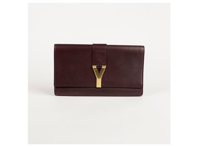 Saint Laurent Clutch Chic con Patta Rosso - vista 2