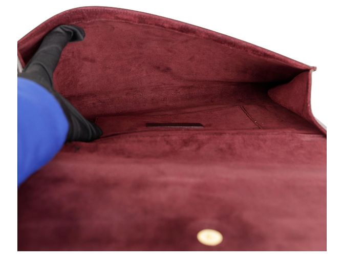 Saint Laurent Clutch Chic con Patta Rosso - vista 20
