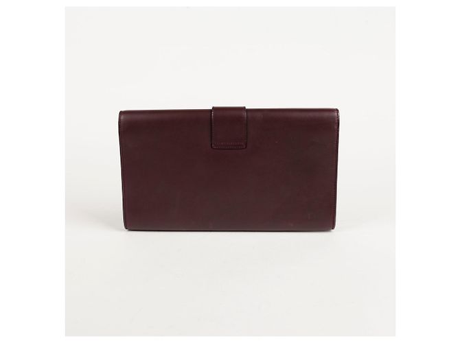Saint Laurent Clutch Chic con Patta Rosso - vista 8