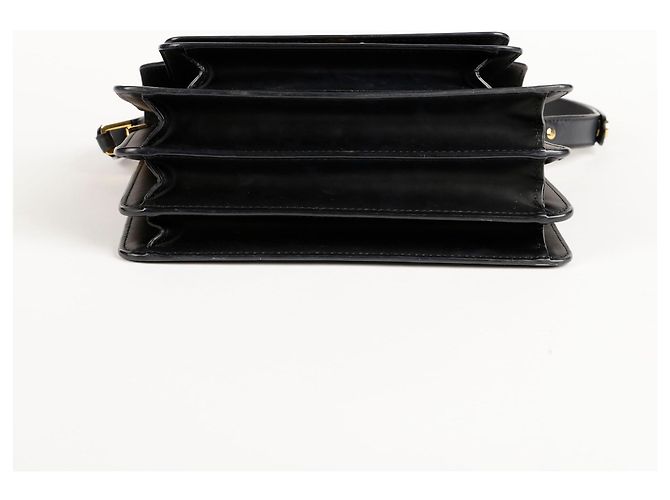 Marni Borsa a spalla e crossbody media Trunk Nero - vista 10