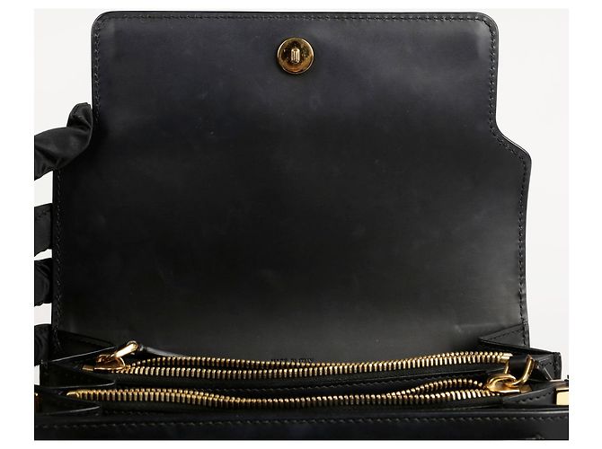 Marni Borsa a spalla e crossbody media Trunk Nero - vista 11