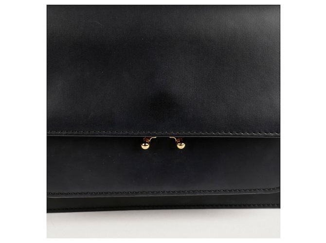 Marni Borsa a spalla e crossbody media Trunk Nero - vista 3