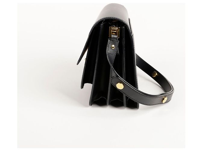 Marni Borsa a spalla e crossbody media Trunk Nero - vista 4