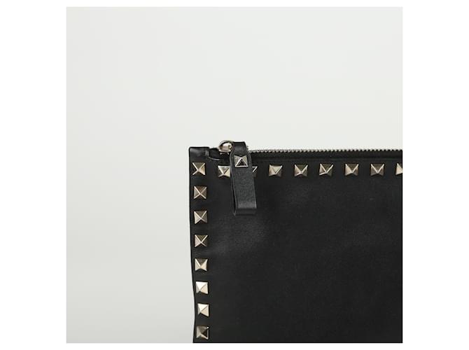 Valentino Clutch Rockstud Nero - vista 2