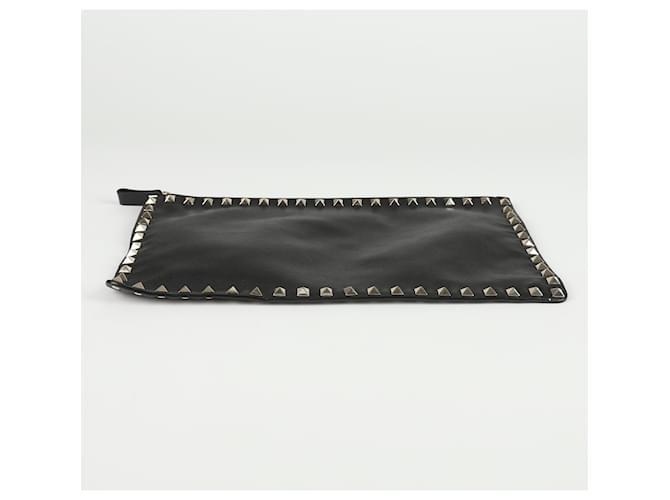 Valentino Clutch Rockstud Nero - vista 7