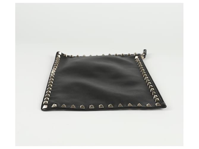 Valentino Clutch Rockstud Nero - vista 8