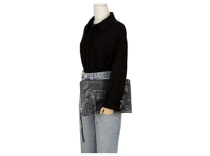 Balenciaga Frizione Classic Motor Marrone - vista 11