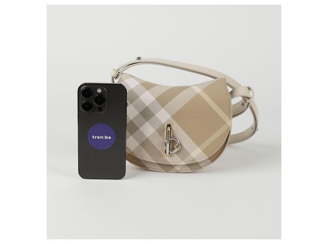 Burberry Mini borsa a spalla Locking Horse Marrone - vista 7