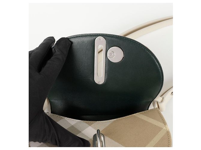 Burberry Mini borsa a spalla Locking Horse Marrone - vista 8