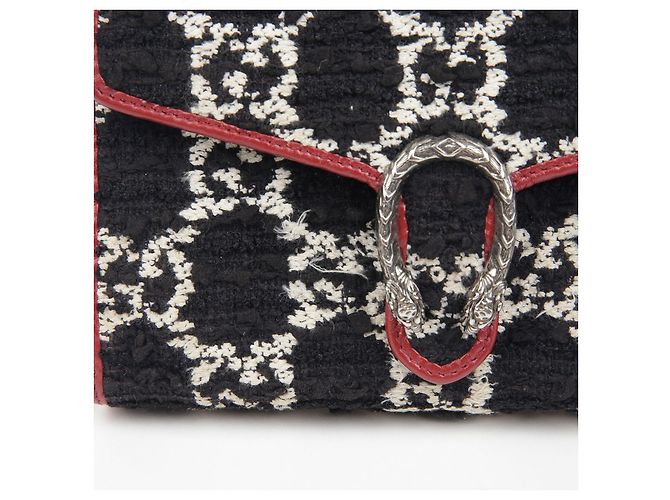 Gucci Borsa a tracolla incrociata Dionysus Chain Nero - vista 3