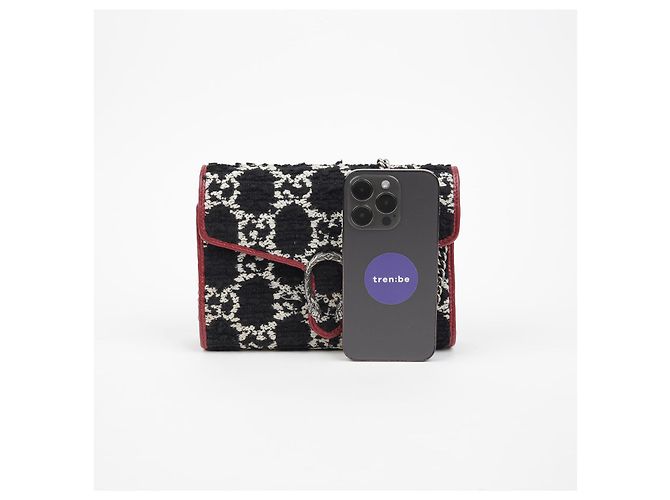 Gucci Borsa a tracolla incrociata Dionysus Chain Nero - vista 7