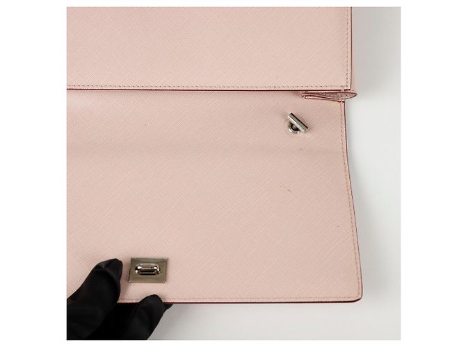 Salvatore Ferragamo Genie Medium Schulter-Crossbody-Tasche Pink - Ansicht 11