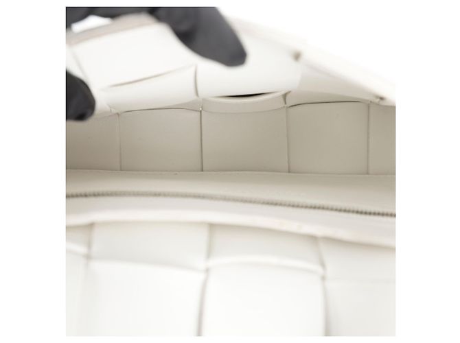 Bottega Veneta Borsa a tracolla Cassette Bianco - vista 10