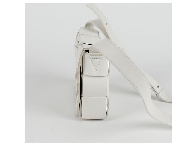 Bottega Veneta Borsa a tracolla Cassette Bianco - vista 3
