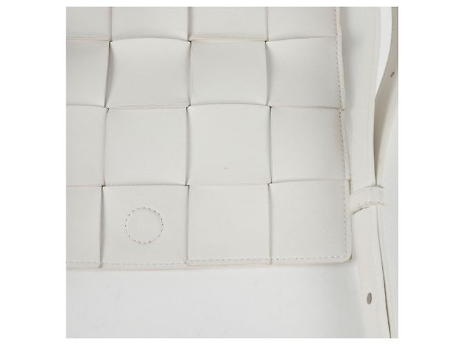 Bottega Veneta Borsa a tracolla Cassette Bianco - vista 8