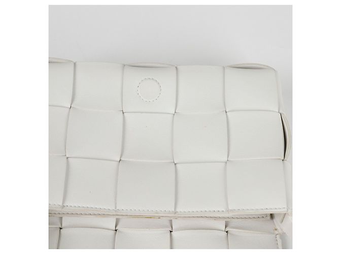 Bottega Veneta Borsa a tracolla Cassette Bianco - vista 9